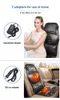 Masseur Masseur complet du corps électrique 9 moteurs chauffage Portable vibrant dos masseur chaise dans la voiture à domicile bureau lombaire cou matelas