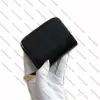 Patent Leather Zippy Coin Purse Women Designer Zipper Mini Wallet With Original Box