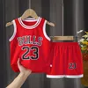 Giyim Setleri Çocukların Yaz Boys's 'T-Shirt Hızlı Kuru Basketbol Üniforması Set Dijital Baskı Takımı Toddler 3-12 yaşında Giyim Kırmızı Sarı Beyaz 230725