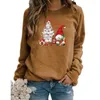 Women's Hoodies Cartoon Christmas Party Sweatshirts For Women 2023 Winter Pullover Long Sleeve Fashion Hoodie Casual Loose Santa Claus Top