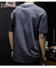 T-shirt da uomo M5707 T-shirt bianca a maniche corte Summer Loose Fat Man Plus Size Ins Tide Brand Cotone a mezza manica