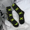Мужские носки Ямайка подушка носки для мужчин женщины полиэфиры настраиваемые хип -хоп