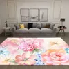 Carpets Style Vintage Carpet 3D Big Flower Rugs for Bedrooms Living Room Hallway Mat for Home Long Carpet for Kitchen R230726