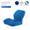 Pillow L-shaped One-piece Chair Office Car Seat Support Spine Lumbar Conjoined Back Memory Foam Comfortable Waist