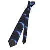 Gravatas Borboletas Space Collision Gravatas Homens Mulheres Poliéster 8 Cm Galaxy Universe Neck Tie For Skinny Narrow Shirt Acessórios Gravatas Business