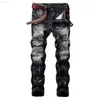 Mannen Denim Designer Gat Vintage Jeans Hoge Kwaliteit Gescheurd voor Mannen Maat 28-38 40 Herfst Winter HIP HOP Punk Streetwear 211009 L230726