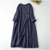 Trenchs pour femmes Style spécial patte longue robe lin coupe-vent mince manteau vêtements printemps produit en vrac 0519