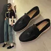 Dress Shoes Designer Womens Luxury Suede Loafers Flat Mens Driving Sports Casual Walking 230725
