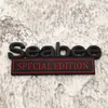 パーティーデコレーション1 PCS Seabee Edition Car Sticker for Auto Truck 3D Badge Emblem Decal Auto Accessories 8x3cm