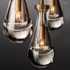 Pendant Lamps Ball Chandelier Europe Oval Bubble Glass Diamond Light Modern Lamp Birds