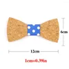 Kowarki Koszy Drewno dla mężczyzn Kobiety kropki gravatas corbatas biznes Butterfly Cravat Tie Wedding