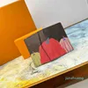 Designer -Women leather Letter Multifunctional Practical Card Clip Zipper Zero Pumpkin printing Wallet