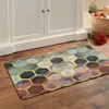 Carpets 3D Print Kitchen Mat Entrance Doormat for Living Room Geometric Rug Home Bedroom Floor Hallway Balcony Anti-Slip Carpet R230726