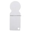 Sublimatie Blanks Blanco Winkel Winkelwagen Token Charms Roestvrijstalen Trolley Tokens Kleine Kwart Houder Sleutelhanger Voor Boodschappen Drop Levering Dhkne