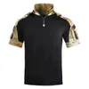 T-shirt da uomo Frog Suit Combat Training Camouflage Top T-shirt a maniche corte tattica