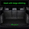 Veeleo 9 Colors Custom-Made Car Trunk Mats for All Car Artificial Leather Rear Boot Mat213k