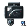 CAR DVR 4.0 بوصة شاشة مسجل سيارة 3 Way HD IR الرؤية الليلية المحسنة الإصدار 1080P ثلاث عدسة مسجل Vedio Y18