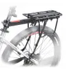 Cuadros de bicicleta 50-100 KG Equipaje de bicicleta Portabicicletas Estante trasero de carga de aluminio Estante Tija de sillín de ciclismo Soporte de bolsa MTB Herramientas de instalación 230725