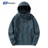 Vestes pour hommes Hommes Printemps Veste imperméable légère imperméable pour randonnée voyage avec coupe-vent technique à capuche amovible surdimensionné 230808