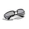 Sonnenbrille Y2K Designer Rechteck Frauen Für Männer Trendy Candy Sonnenbrille Vintage Mode Steampunk Metall Shades