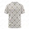 Men's T Shirts Summer Classic T-shirt 3d National Style Pattern Printed Top Loose Comfortable Round Neck Clothes