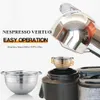 Big Cup Espresso Capsulas Recargables nespresso Vertuoline Vertuo из нержавеющей стали. Попрочный кофейный фильтр многоразовых капсул 210331206K