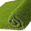 Fiori decorativi Decorazioni finte Parete verde simulata Micro paesaggio Prop Moss 50x50cm Paesaggio artificiale Giardino Tappeto erboso Scena finta in cotone