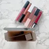 Läppstift grossist lyx naken matt vätska med matchande läppfoder gratis anpassad tryckt etikett makeup set flera rör 230726