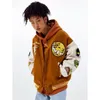 Womens Jackets Y2K Embroidery Thickened Mao Jinxiu Baseball Uniform American Street HipHop Couples Casual Joker Loose Coat Jacket Top 230726