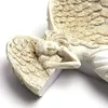 Obiekty dekoracyjne figurki Odkupiciela ornamentu Anioła Anioła Ozdób Przebudzenie skrzydła wiszące żywicę 230725