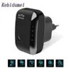 Enrutadores kebidumei Wireless-N repetidor WIFI enrutador 300mbps 802.11N/B/G señal antenas amplificadores extender amplificador repetidor rango expansor 230725