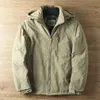 Herrenjacken Frühling und Herbst Fleece gefütterte warme Kapuzenjacke Mantel wasserdichte Outdoor-Wanderreise Windjacke 230808