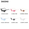 Solglasögon FC93 Sexig kattögonpunk för kvinnor Små ramar Snake Sun Glasses Men Eyewear UV400 Shades