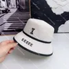 Designer Multicolor Brim Beach Hat Luxury Ladies Straw Hats Icon Sun Caps For Semester Summer Bucket Hat