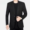 Herenpakken Herfst Lente Collectie Mode Mannen Single Breasted Blazer Casual Jas Hoge Kwaliteit Grid Tailoring Blazers Kleding D122