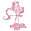 Dekompression Toy Doll Pink Sakura Beautif Girl PVC Action Model Moon Goddess Rabbit Collection Drop Delivery Toys Gifts Novelty GAG DHFDR