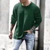 Suéteres para hombre 2023, jersey de punto de cuello alto para hombre, camisa de fondo, suéter de lana elástico de Color sólido informal ajustado a la moda para hombre