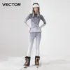 Autres articles de sport VECTOR Femmes Ultra Doux Hiver Séchage Rapide Base Superposition Ensemble Microfibre Polaire Sous-Vêtements Thermiques Long Johns Vêtements Plus Pantalon 230725