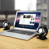 Portabla högtalare Datorhögtalare Wired Stereo Sound Surround Subwoofer Högtalare för bärbar dator Desktop Notebook PC R230727