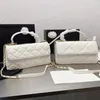 العلامة التجارية Handel Handbag Designer Classic 3 Crossbody Bag Bag حزام جلدي أصيل مع الأزياء التسلسلية للأزياء النسائية i5oe#