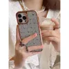 Luxury Designer phone case for iPhone14 13 12 11 Pro/Pro Max beautiful pattern printed design, electroplated wrapped edge phone case.