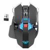 Sc300 mouse sem fio recarregável silencioso notebook computador de mesa mecânico e jogo de esportes em casa com 4 cores de luzes frias