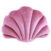 Pluche Kussens Kussens Zachte Schelpen Pluche Kussen Shell Gevulde Gooi Fluwelen Kussen voor Home Decor Bed Sofa Gift 34x25cm 230726