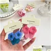 Accesorios para el cabello Cute Little Clip Colorf Flowers Clips de borde roto Duck Beak Hairs Head Dress 2022 New Girl Drop Delivery Products Dhfop