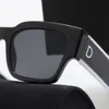 2023 Gafas de sol de diseñador para mujeres y hombres Gafas de sol con letras D Modelo de moda Protección UV 400 especial Marco de doble haz Diseño de marca al aire libre Gafas de sol G Cyclone
