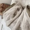 Kurtki Baby Boys Khaki jagnięcy mieszanka wełny parkas płaszcz jesień zimowe płaszcze futro dla dziewcząt słodka ciepła kurtka Snowsuit moda 230725