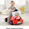 Laugh, 3'ü 1 arada akıllı araba interaktif bebek yürüyüşçü yürümeye başlayan çocuk sürüş oyuncak öğrenin