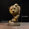 Objetos decorativos Estatuetas Resina cabeça de urso preto estátua de objeto animal interno digital para entrada de mesa Pequeno escritório/decoração de mesa de escritório em casa 230726