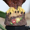 Decorative Objects Figurines LED Solar Light Eagle Glowing Lawn Waterproof Outdoor Lamp Garden Stakes Courtyard Decoration Landscape 230725