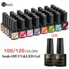 Nagellack Mtssii 120 60 30 24 Farben Gel Set Semi Permanent Hybrid Lack Basis Decklack Soak Off UV LED Kits 230726